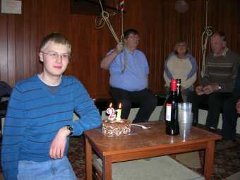 Ringers and birthday cake