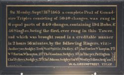 1865 peal board