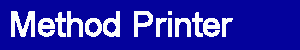 Method printer